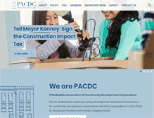 Tablet Screenshot of pacdc.org